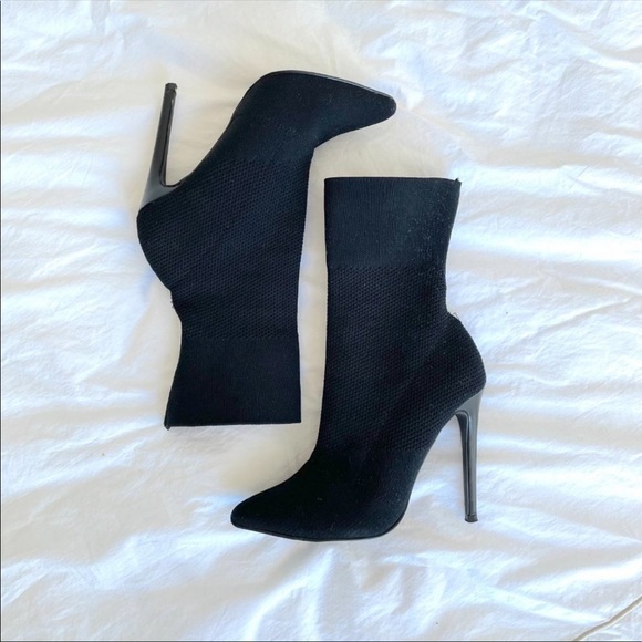 Steve Madden Stiletto Sock Booties - Picture 2 of 4